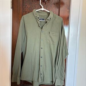 Polo by Ralph Lauren Green Casual Button-Down Shirt